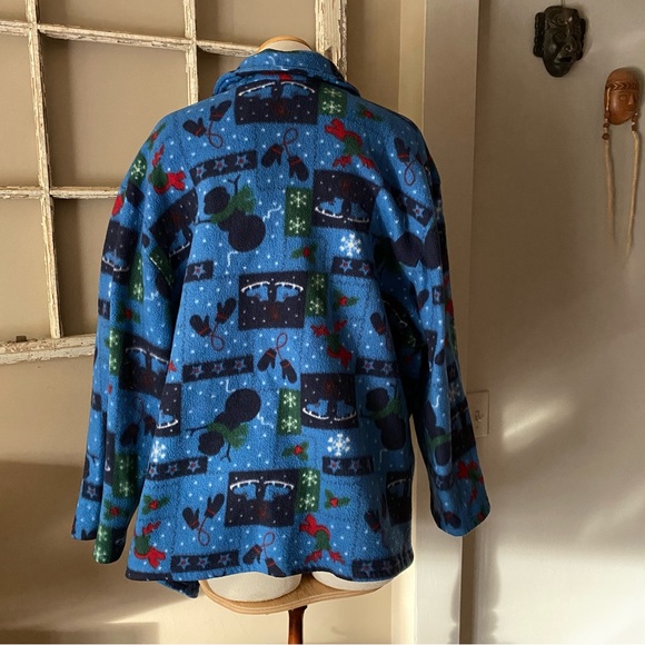 Vintage Fleece Shacket from 90s - Picture 3 of 5